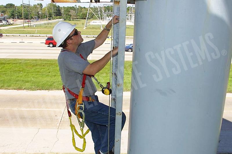 steel lattice tower fall protection
