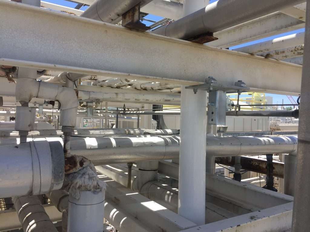 Multi Span Lifelines For Pipe Racks - Flexible Lifeline Systems