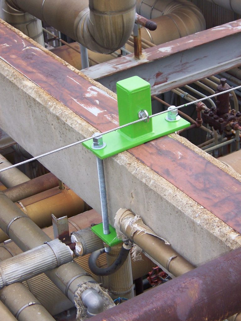 Multi Span Lifelines For Pipe Racks - Flexible Lifeline Systems