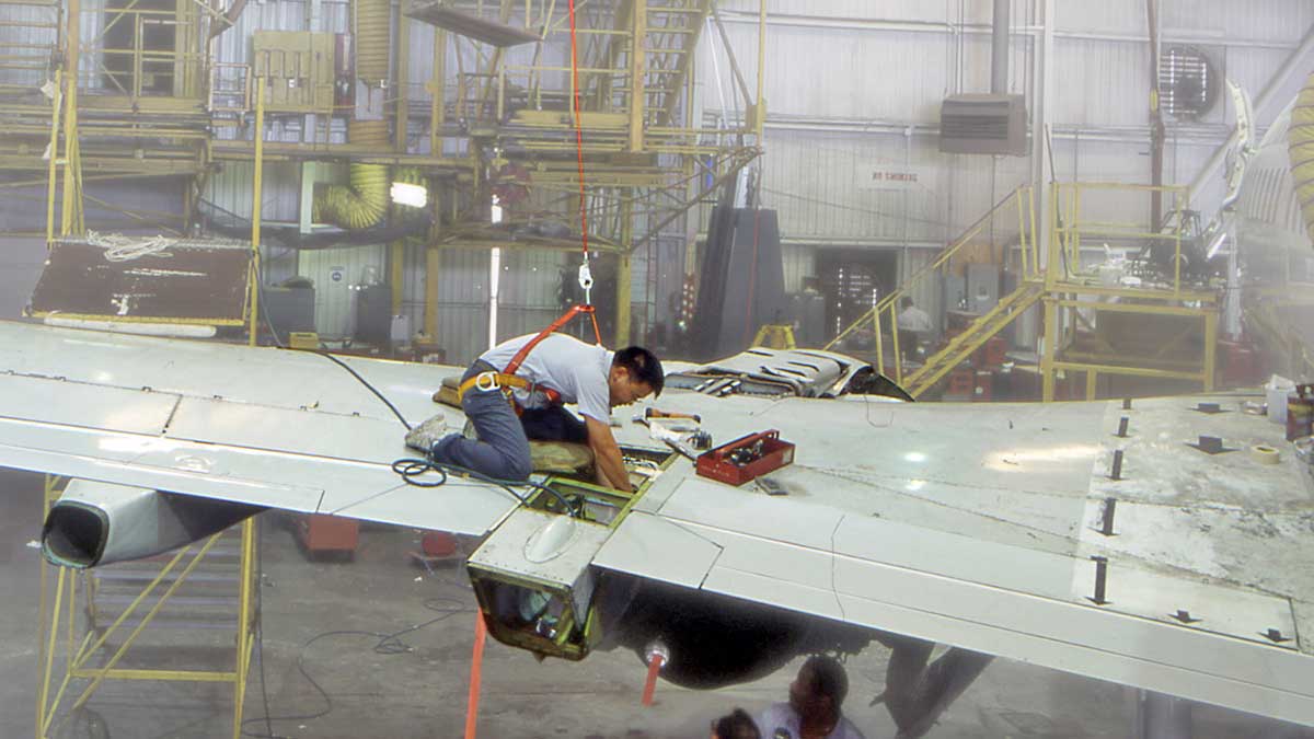 Aircraft Overhead Lifelines | Flexible Lifeline Systems