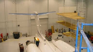 Fall Protection for Aircraft Hangars - Flexible Lifeline Systems