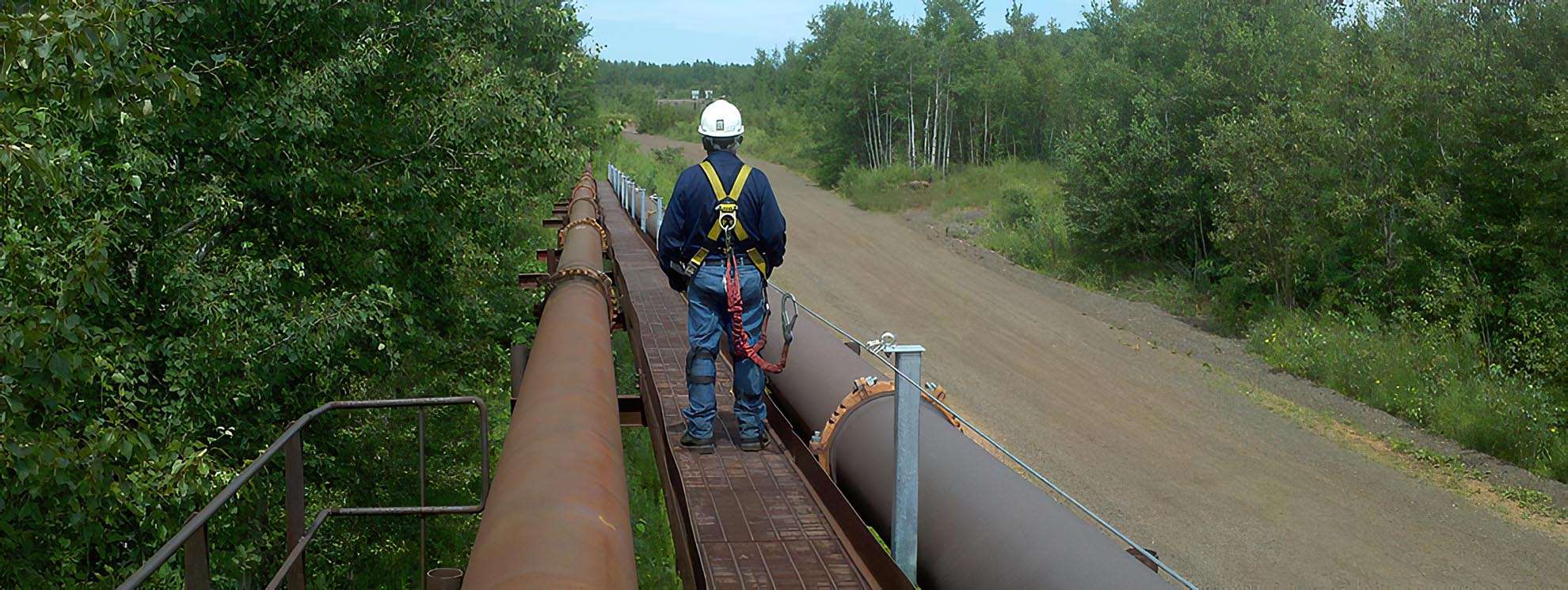 Pipe Rack Lifelines - Flexible Lifeline Systems