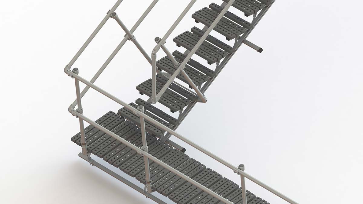 Stairs Systems for Sloped Roofs