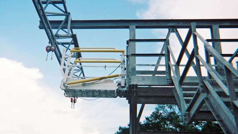 Double Railing Restraint Sytem Twin Rigid Rail Fall Protection System - Flexible Lifeline Systems