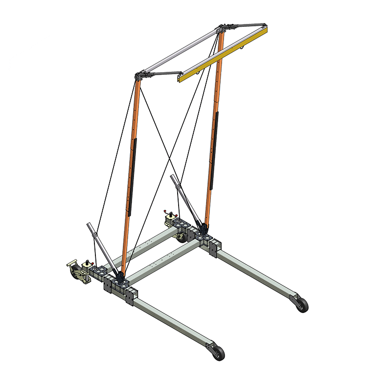 Portable C-Frame Fall Protection | Flexible Lifeline Systems