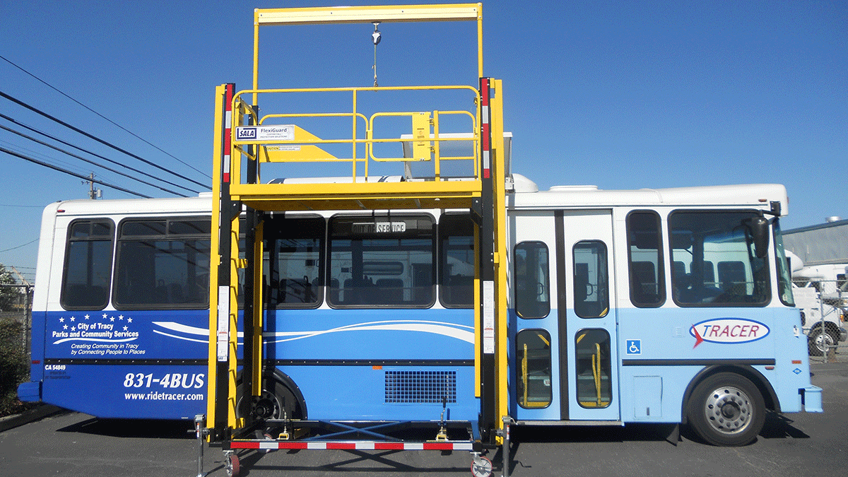 Portable C-Frame Fall Protection | Flexible Lifeline Systems