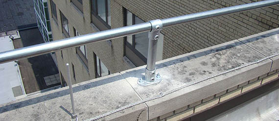 Custom Roof Perimeter Guardrail